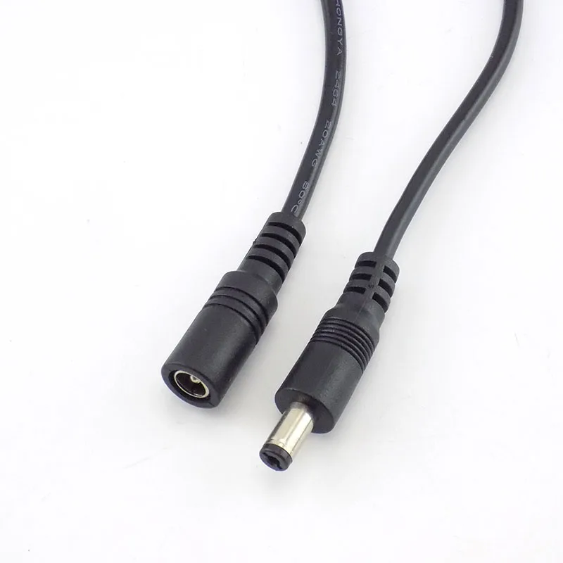 22AWG DC 12V 5.5*2.1mm Power Cable Extension Male Female Connector Power Supply Adapter for CCTV Camera LED Strip Light