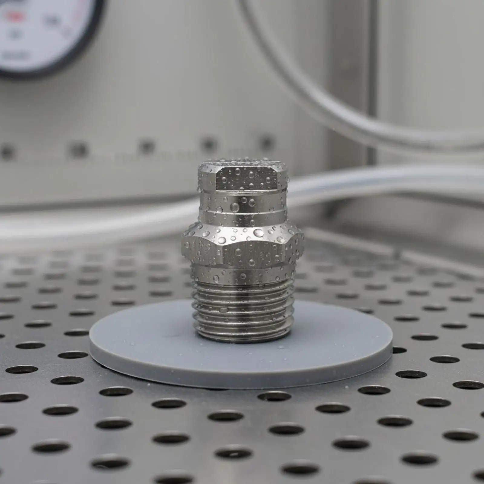 High Pressure Cleaner Nozzle External Threaded Stainless Steel Tip for Washdown Street Sweeper and Maintenance Crews
