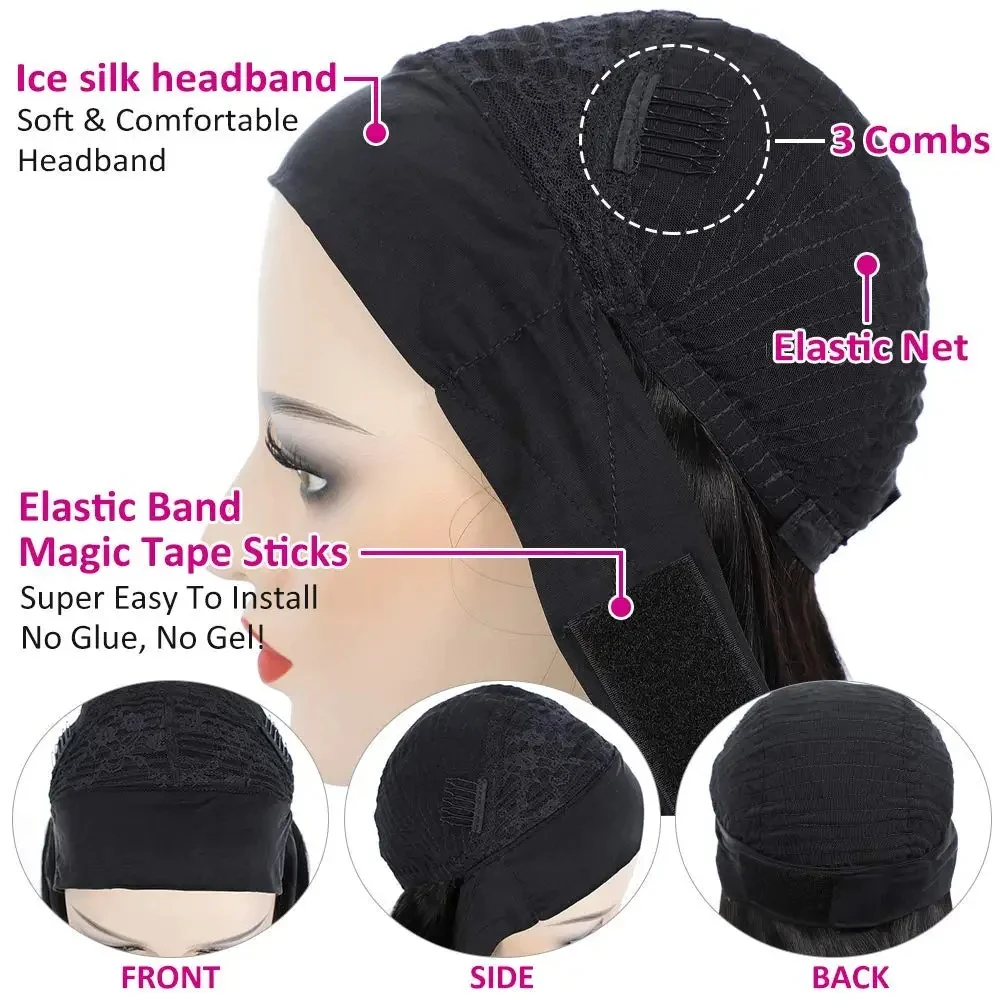 Brazylijskie proste peruki z pałąkiem na głowę Ludzkie włosy na sprzedaż dla kobiet Pełne wykonane maszynowe peruki z ludzkich włosów dziewiczych 180% gęstości