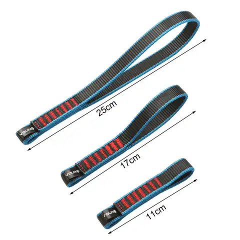 나일론 웨빙 오픈 슬링 등산 카라비너 하드웨어 야외 용품, 유용한 16mm 와이드 웨빙 스트랩, 22KN