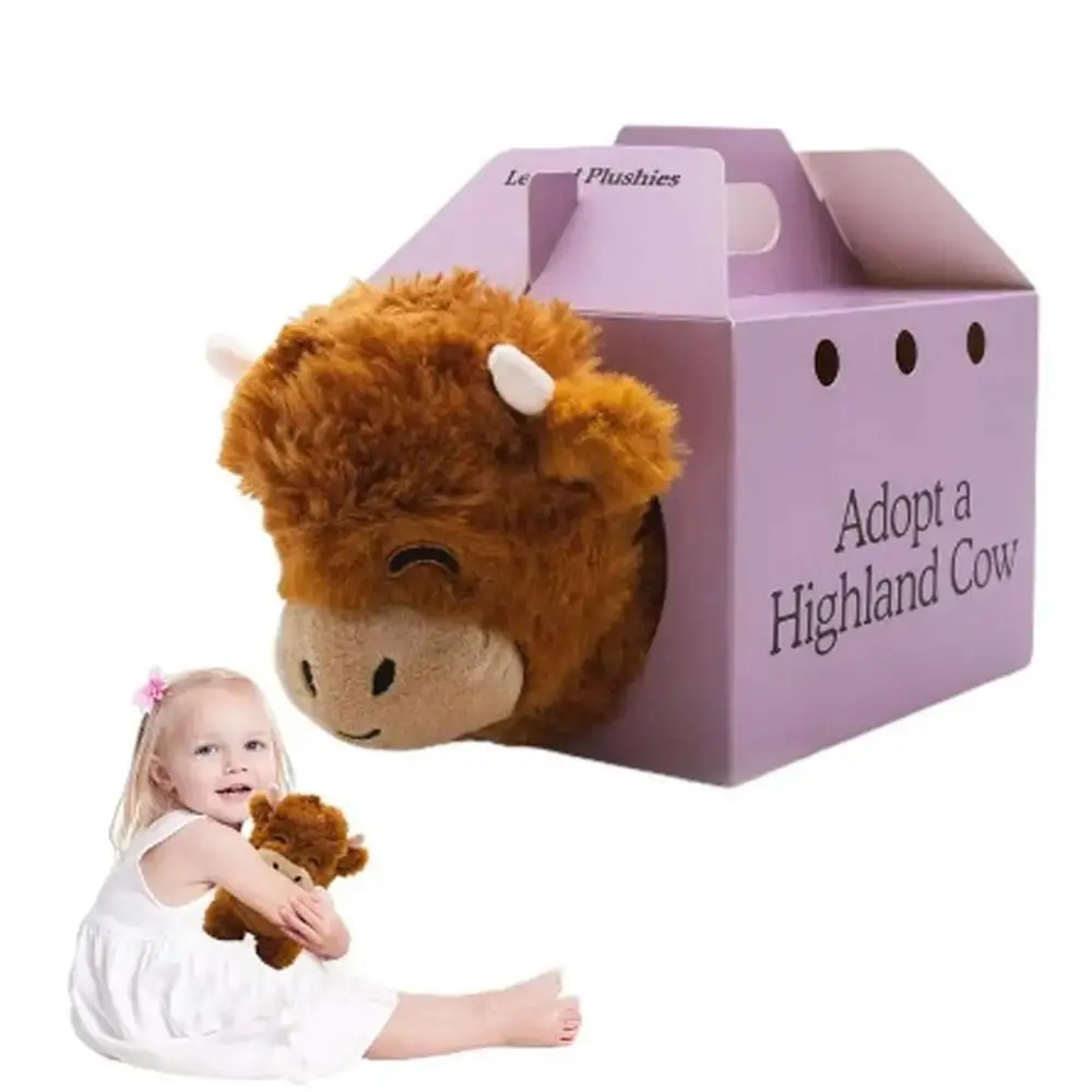 

Cute Fluffy Bull Highland Cow Legend Plushie Realistic Plush Toy Fluffy Highland Cow Soft Toy Highland Cow Stuffed Figure