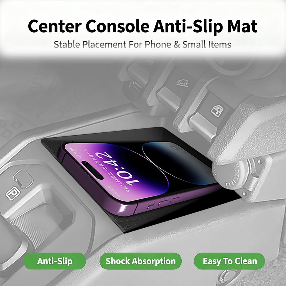 Silicone Cup Holder Liner Center Console Passenger Handle Storage Mat for Suzuki Jimny JB64 JB74 2024-2026 Interior Accessories