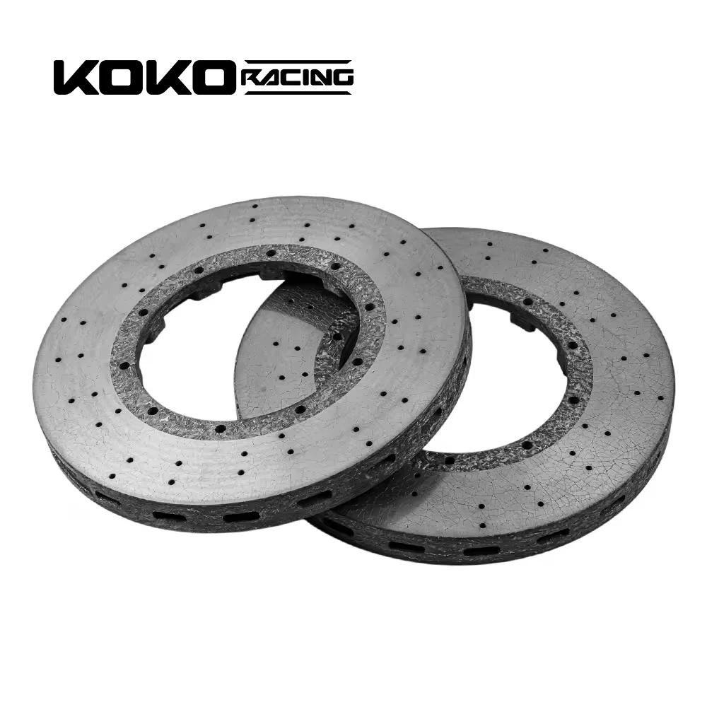 Koko Racing Car Carbon Ceramic Brake Disc for Ferrari 360 F430 458 488 599 BMW M2 3 4 Benz AMG