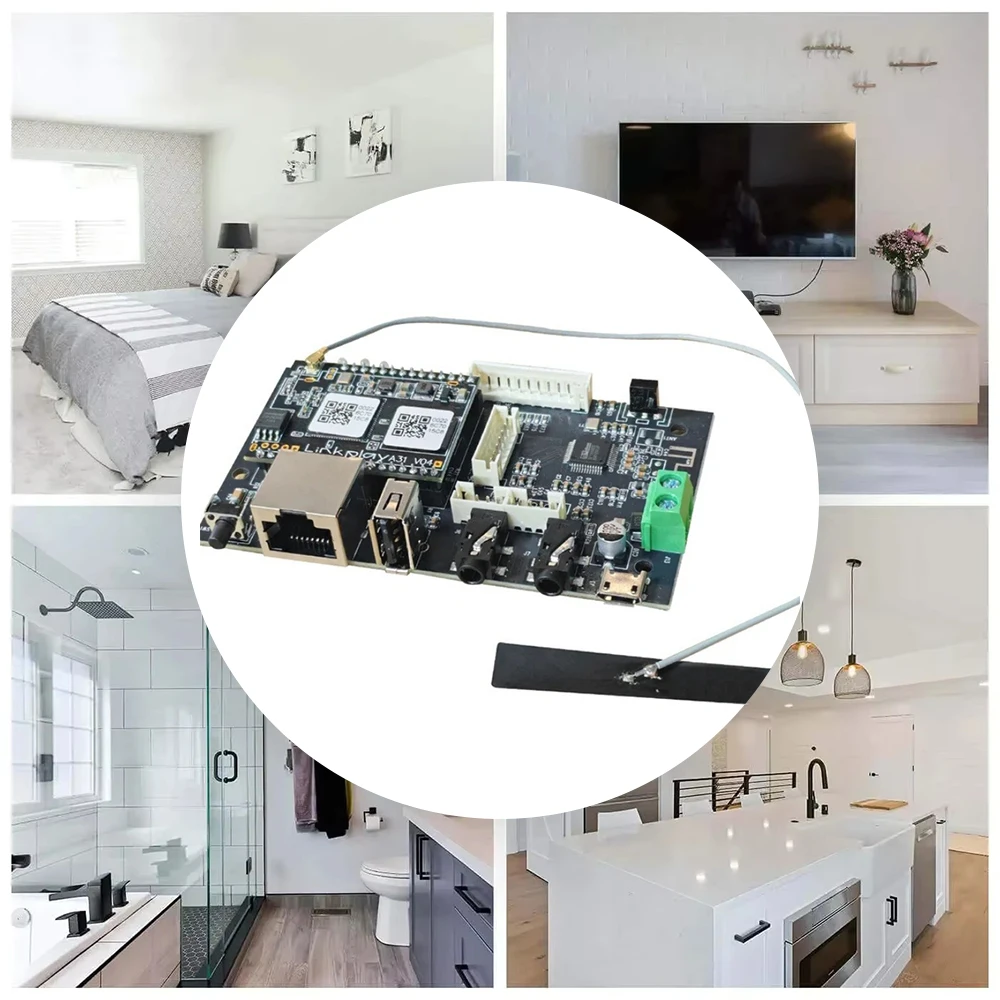 

EMIUZEK D50 Беспроводной аудиоприемник Плата Bluetooth Стерео Музыкальный модуль Многокомнатный DIY Wi-Fi Аудиоприемник для домашнего кинотеатра