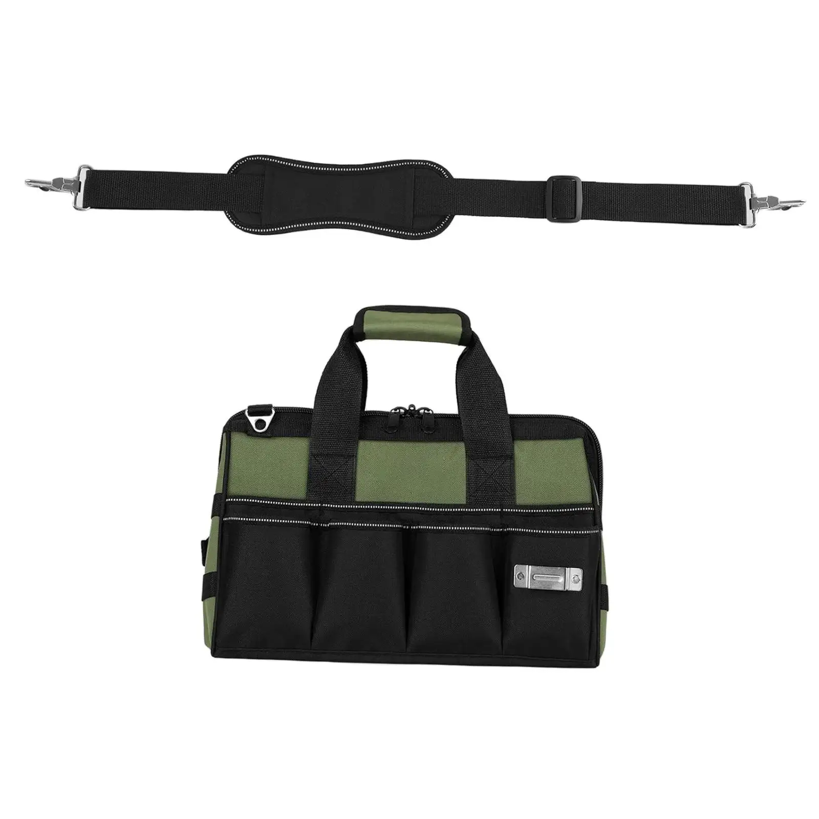 Tool Bag Tool Carrier Heavy Duty Sturdy for Easy Tool Access with Large Zipper