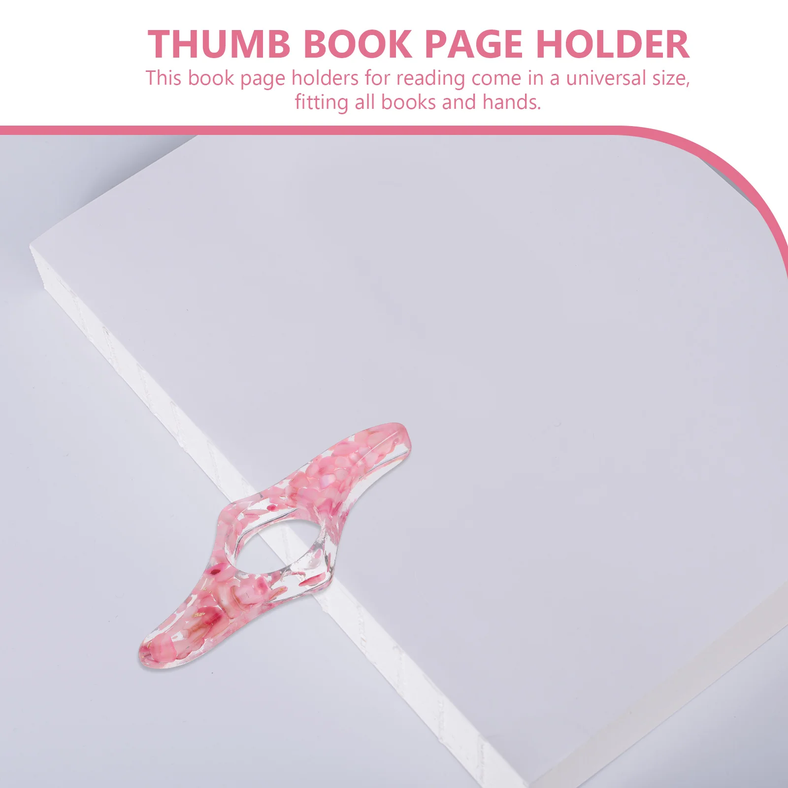 Stein Buch Seite Halter Universal Größe Für Lesen Unterstützung Daumen Spreizer Tragbare Multifunktions Lesezeichen Student Lieferungen