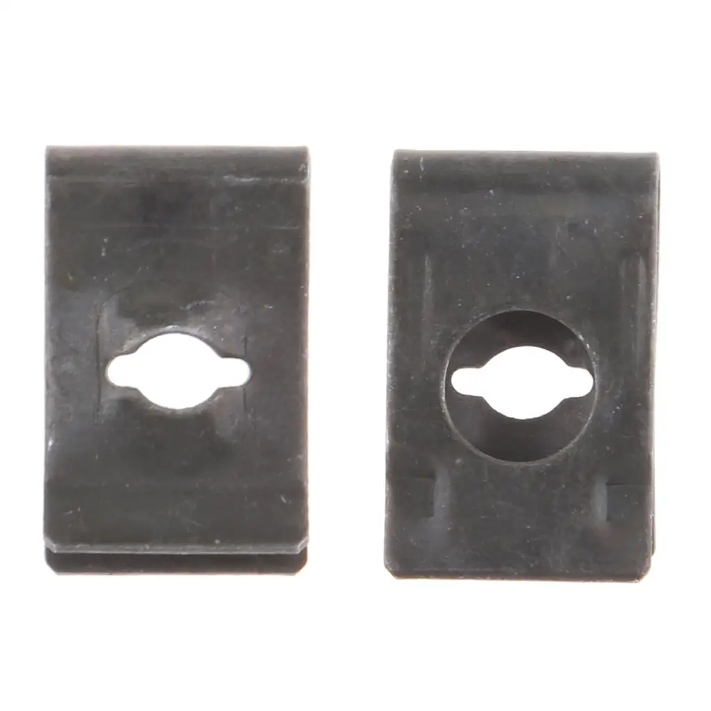 Fastener Rivet Retainers Screw and Clips Black Iron Set for Automotive Panel Door Dash Maintenance