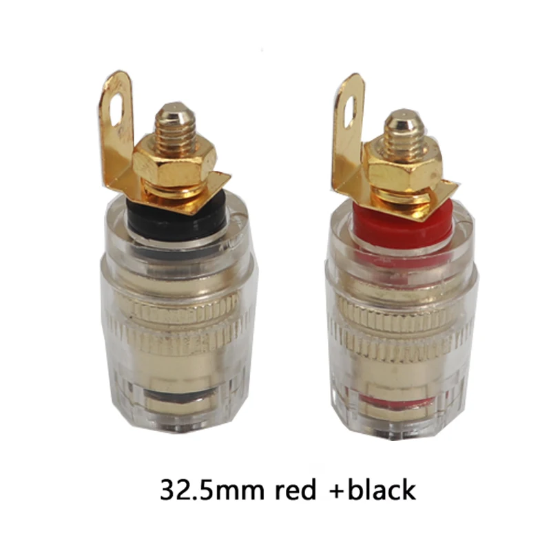 【3-1PCS】Speaker Terminal Binding Post 4mm Banana Plug Socket Low Frequency Amplifier Connector for Loudspeakers