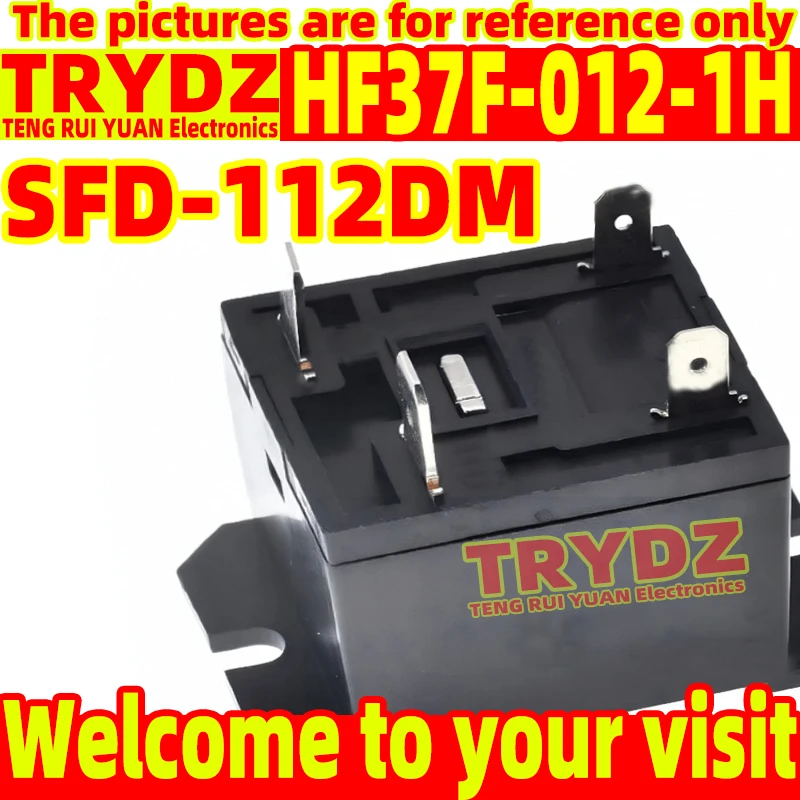 1pcs HF37F-012-1H replaces SFD-112DM with a set of normally open 4-pin 30A250VAC air conditioning relays