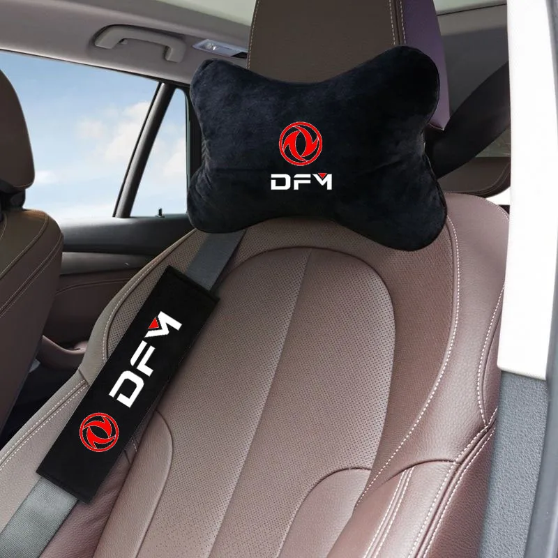 Car Headrest Pillow Seatbelt Shoulder Pad For Dongfeng DFM Aeolus ax3 k01 Ax5 580 h30 c31 ax7 AX4 DFSK Glory  Auto Accessories