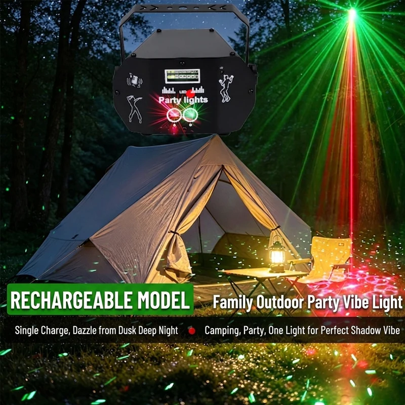 Mini Rechargeable LED Camping Lantern Portable USB Charging Party Light Outdoor Tent Atmosphere Lamp For Garden Patio Balcony