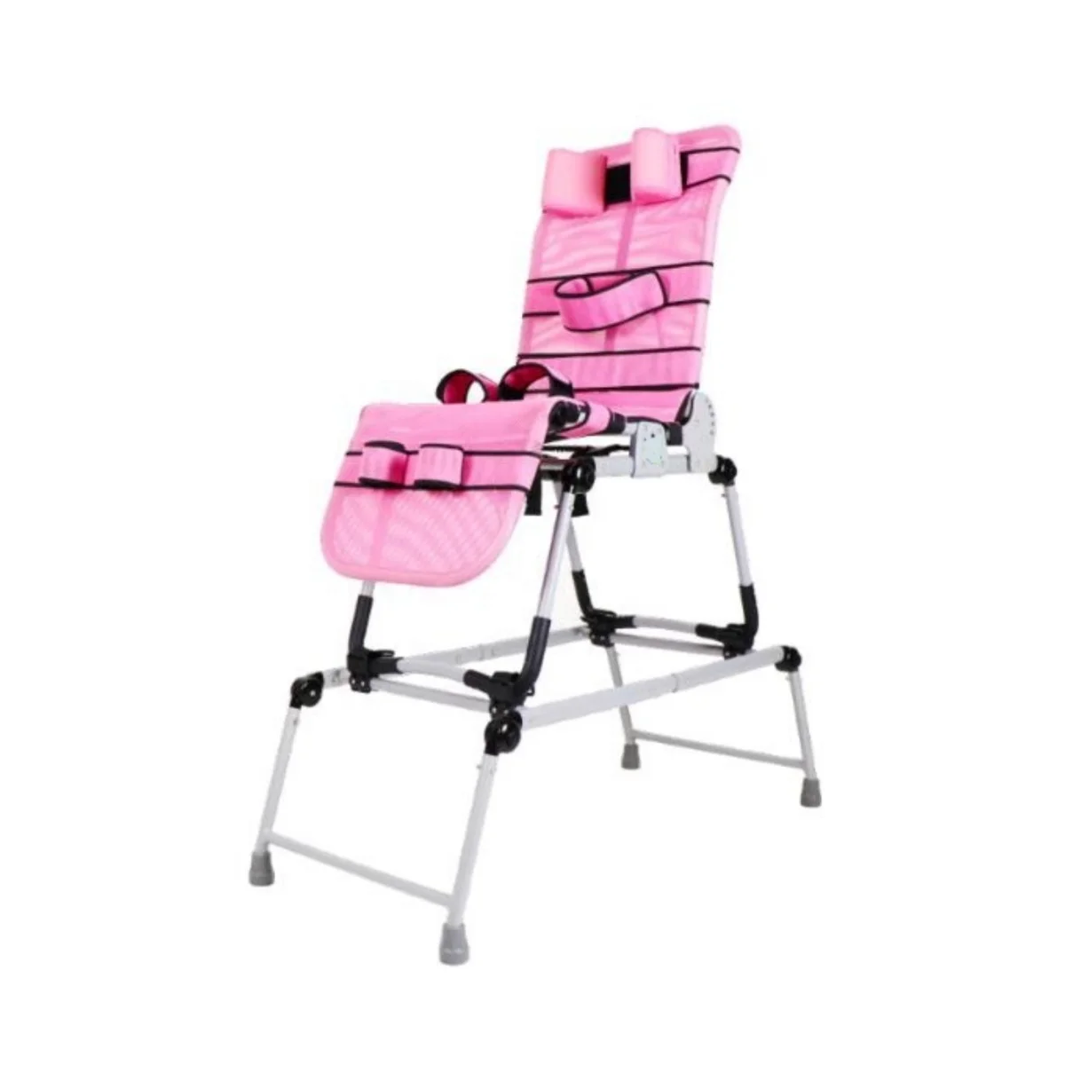 Hot-selling bathroom cerebral palsy wheelchair CP pediatric baby shower adjustable reclining child bath chair view 2