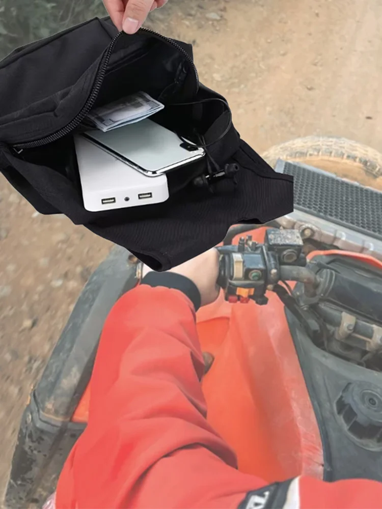 AliExpress NONE Double-pocket 600D Oxford fabric motorcycle off-road ATV sand bike UTV snowmobile side bag