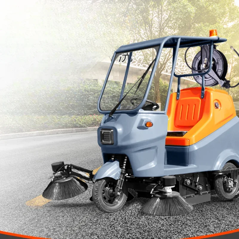 

Drive-on electric sweeper Factory workshop sweeper Industrial vacuuming