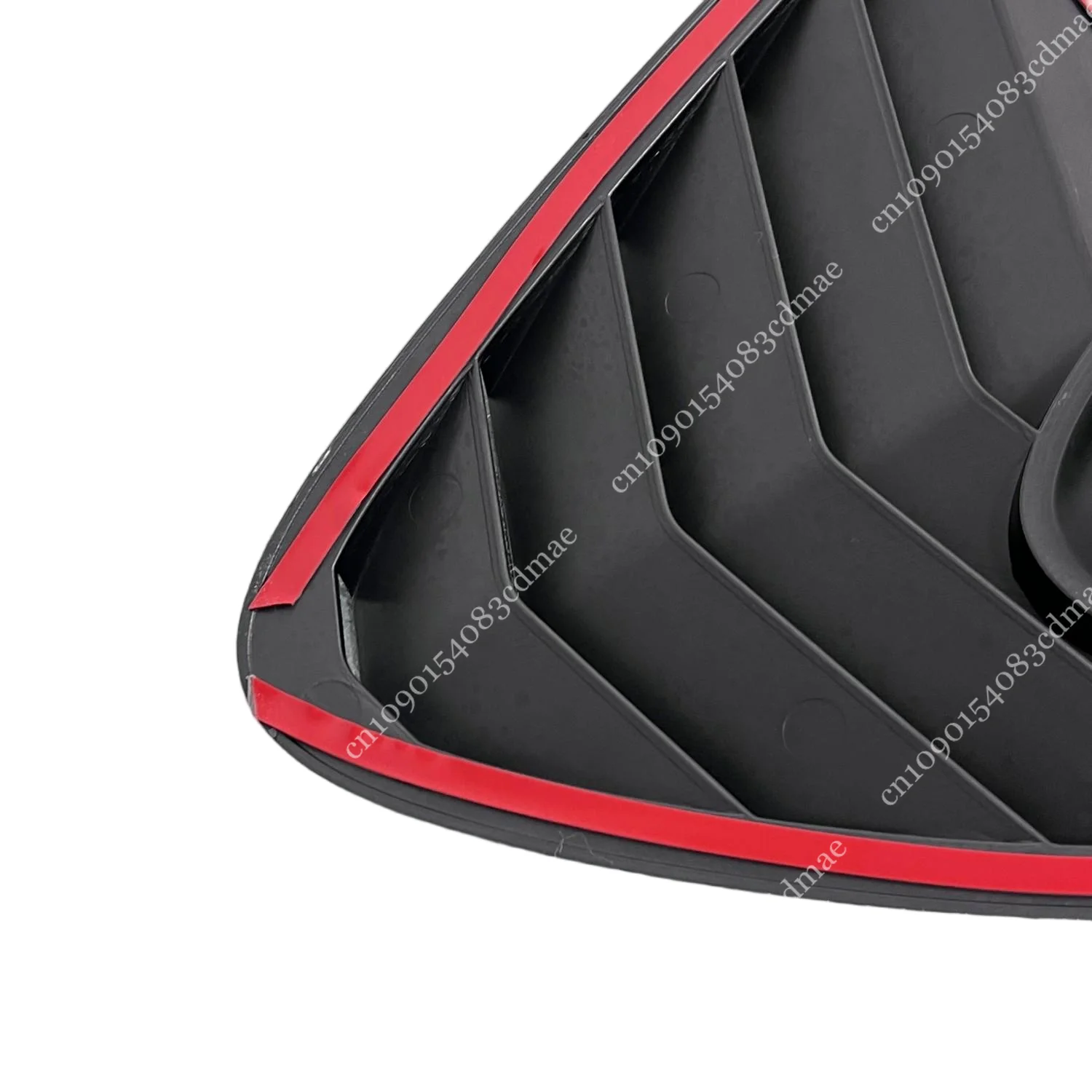 Glänzend Schwarze Hintere Seitendreieck-Fensterabdeckung für SEAT Leon MK2 1P TDI TSI TFSI LPG FR Cupra R 2005-2012 Auto-Styling 2 Stück – Detail 7
