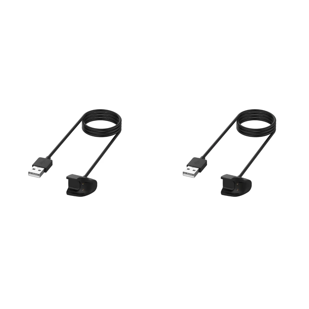 2-Pack for Samsung Galaxy Fit-E SM-R375 USB Smartwatch Charger Replacement Charger Charging Cable