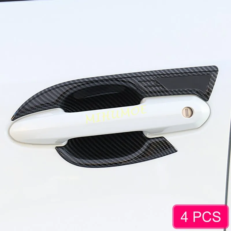 

Для Toyota Highlander Kluger 2020 2021 2022 2023 2024 2025 Внешняя дверная ручка из углеродного волокна, чаша, отображение проскактора