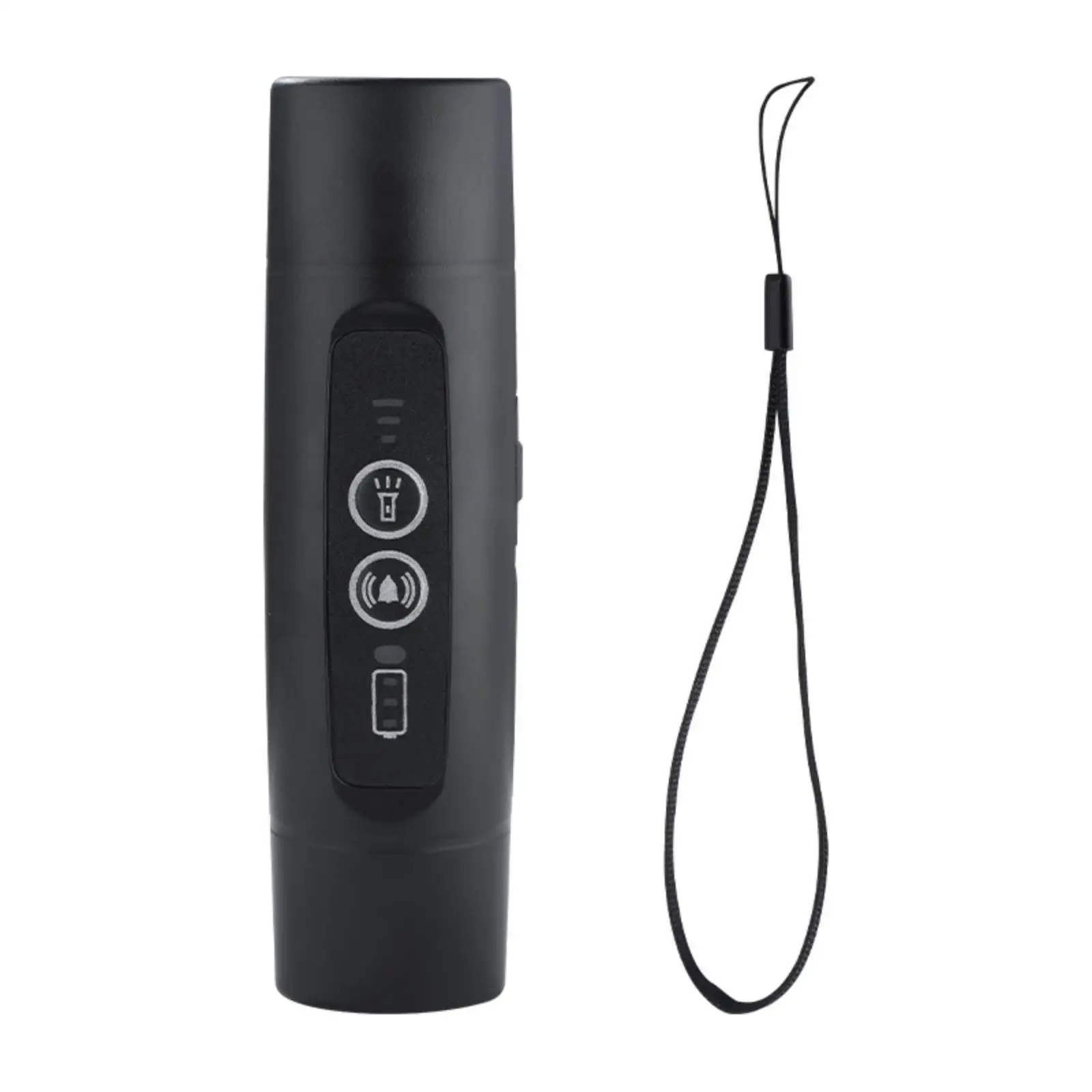 Ultrasonic Repeller Long Range Anti Bark Device Dog Anti Barking Tool with Alarm and Flashlight for Outdoor Errands