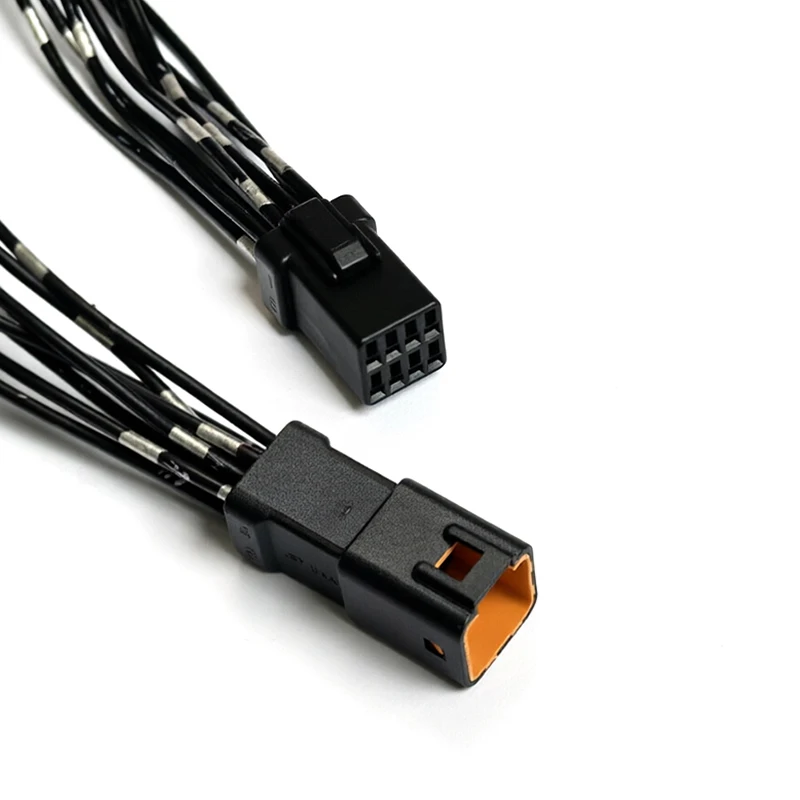 8 pin car JST mini connector plug 08T-JWPF-VSLE-S/08R-JWPF-VSLE-S motorcycle male and female waterproof wire harness plug