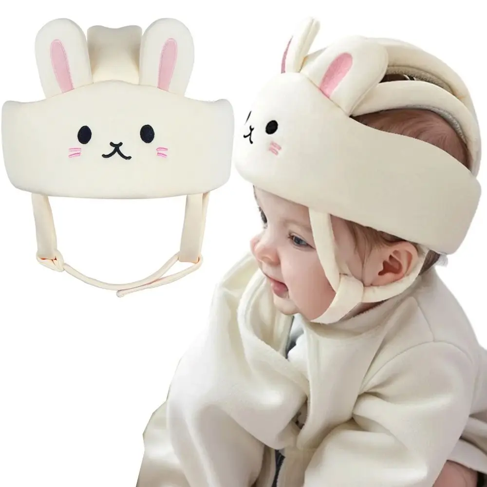 

No Bumps Infant Safety Helmet Breathable Adjustable Newborn Bumper Bonnet Comfortable To Wear Ultra-Light Toddler Head Cushion