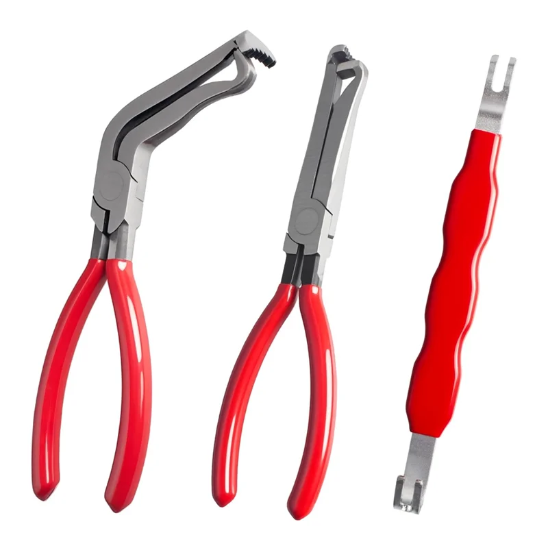 

AB34-3Pcs Automotive Electrical Disconnect Pliers Electrical Connector Pliers Angled Wire Plug Removal Tool