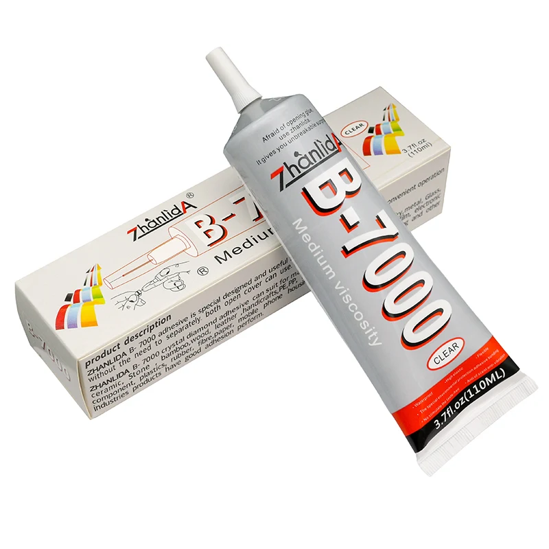 110 مللي B7000 الغراء شاشة الهاتف المحمول Superglue لاصق الهاتف غراء الزجاج إصلاح نقطة الماس مجوهرات لتقوم بها بنفسك أدوات الغراء