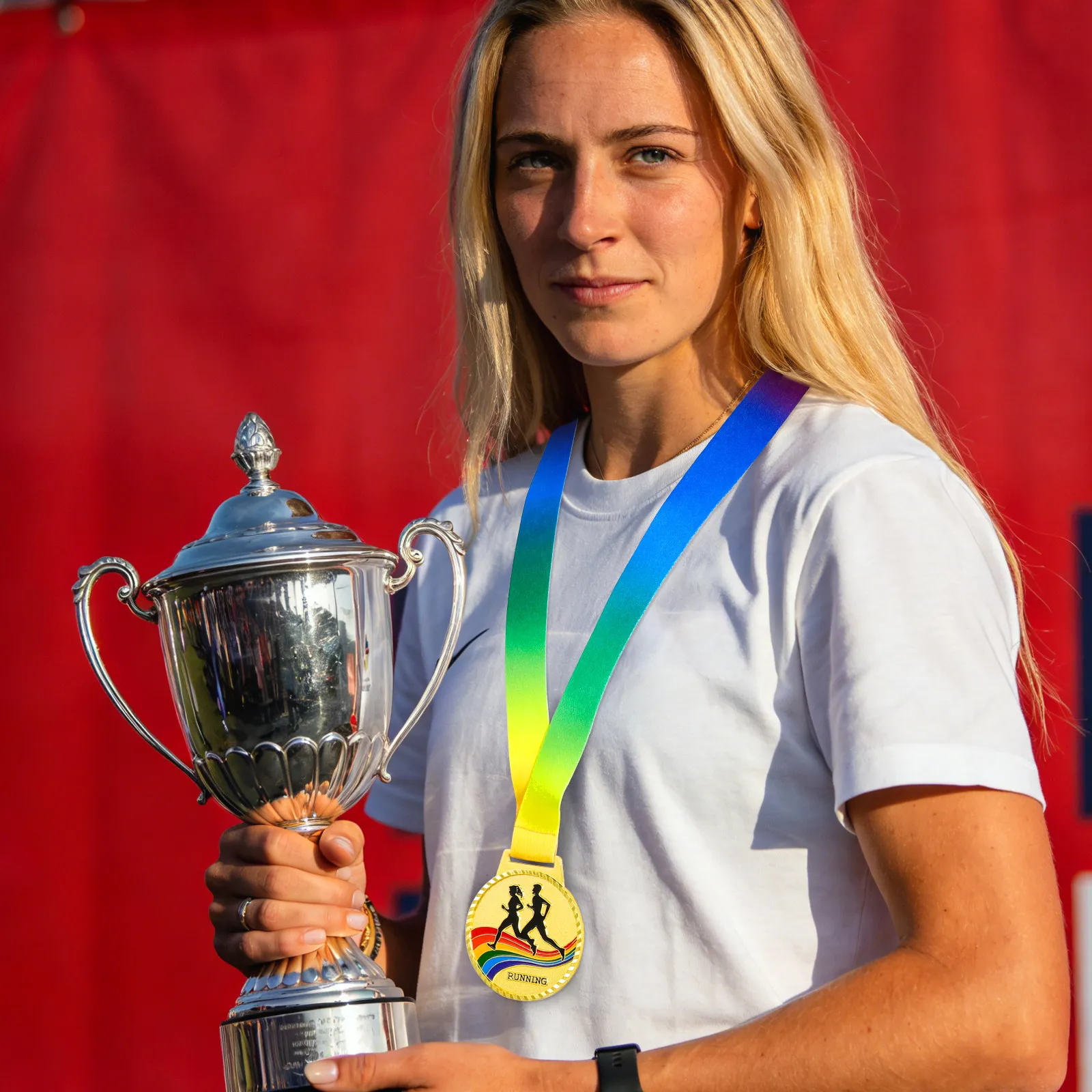 

Медаль для марафонского бега из цинкового сплава: легкая, прочная награда за спортивные достижения, для легкоатлетических забегов и соревнований