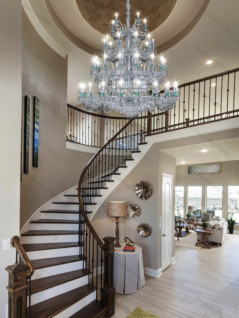 Transform Your Living Room With Our French K9 Crystal 2026 Chandelier Elegant Design Gold Chrome Black Hardware Dimming Function view 4