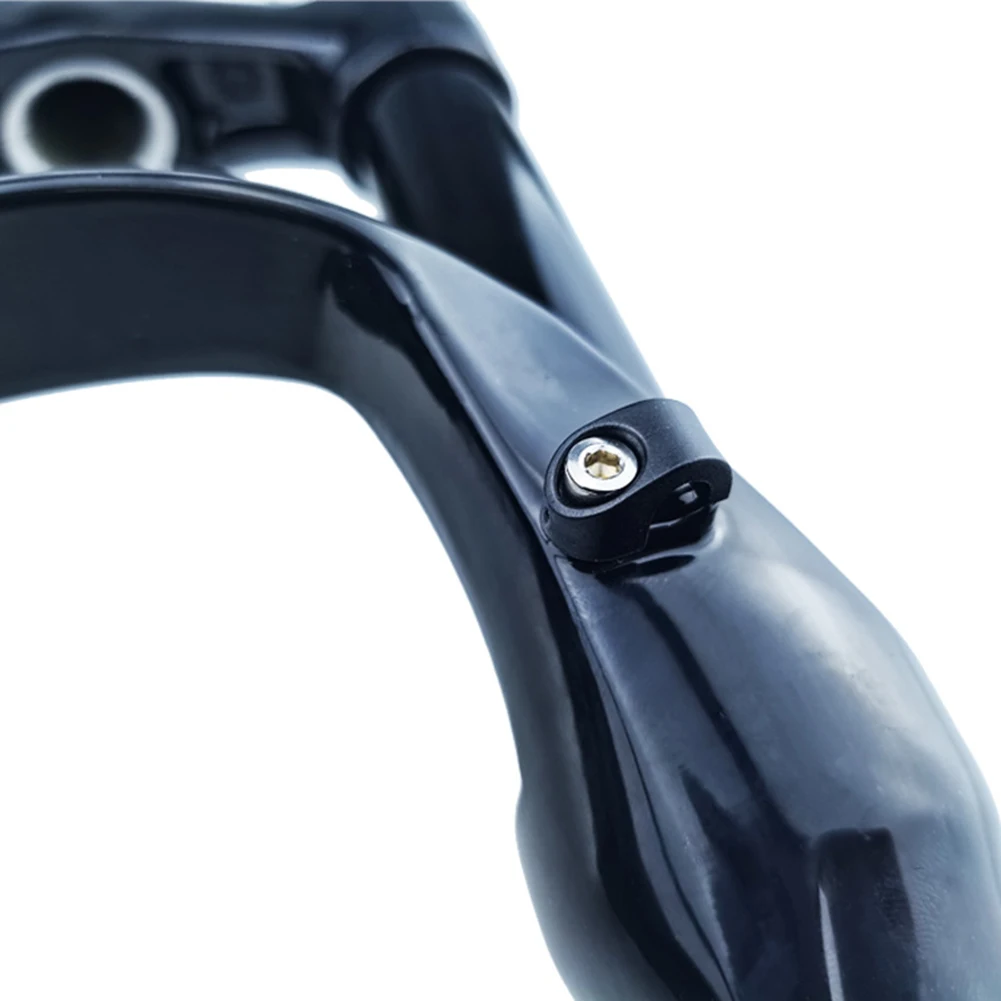 2 PCS Bike Bicycle  Fork  Brake Housing Buckle Brake Cable Hose Clamp Cable Guide  Front Fork Fixing C-shaped Buckle