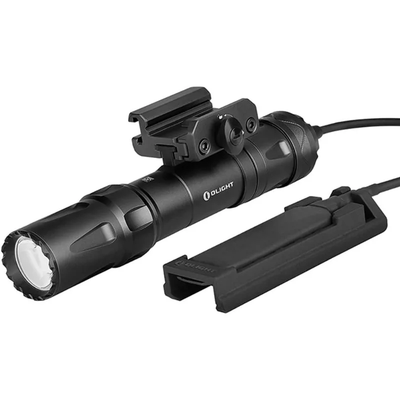 OLIGHT Odin 2000 Lumens Picatinny Rail Mounted Rechargeable Tactical Flashlight,Remote Pressure Switch, 300 Meters Beam Distance