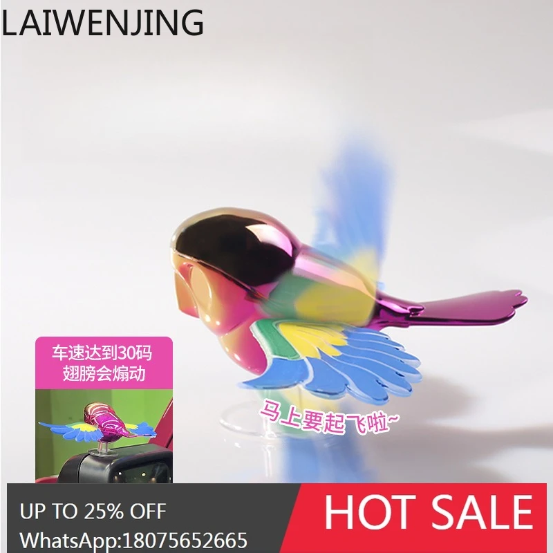 MJY 3D Stereo Decorative Car Rearview Mirror Wind Power Creative Decoration