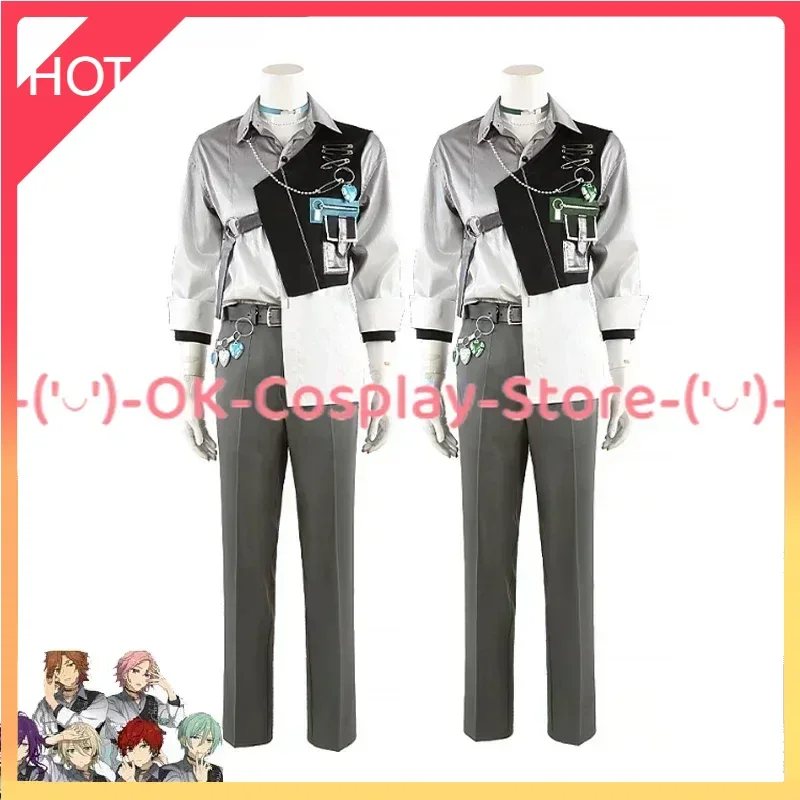 

[Custom Made] ALKALOID Double Face Cosplay Costumes Game Ensemble Stars Cosplay Anime Clothing Party Suit Halloween Uniform