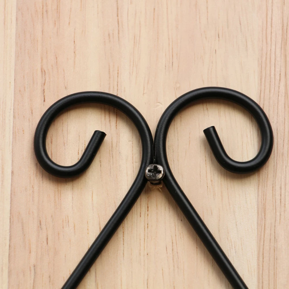 حامل حامل حديدي قوي شاشة عرض نهائية سوداء للحلي والصور والفنون والحرف اليدوية قاعدة مضادة للانزلاق حامل عرض ديكور المنزل