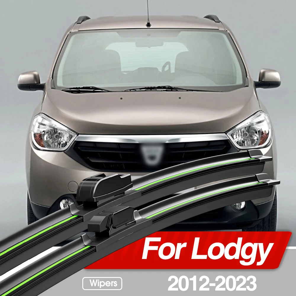 

For Dacia Lodgy 2012-2023 Front Windshield Wiper Blades 2pcs Windscreen Window Accessories 2013 2014 2015 2016 2018 2020 2022