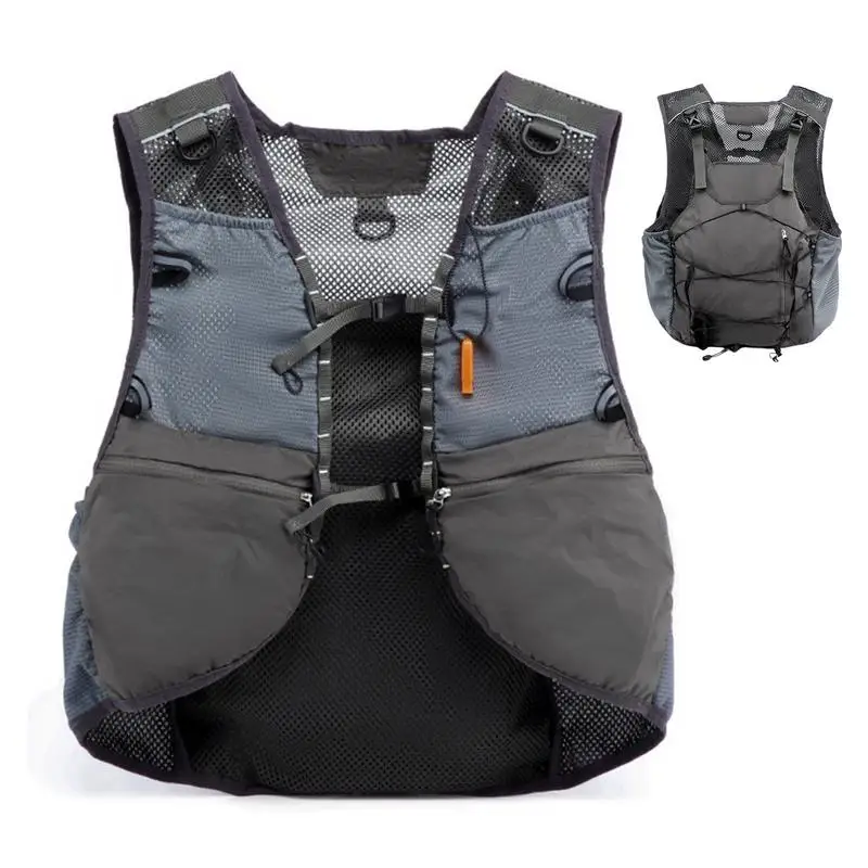 

Chest Pack Lightweight Daypack Vest Sports Utility Chest Pack With Built-In Phone Holder For Workouts Running Cycling