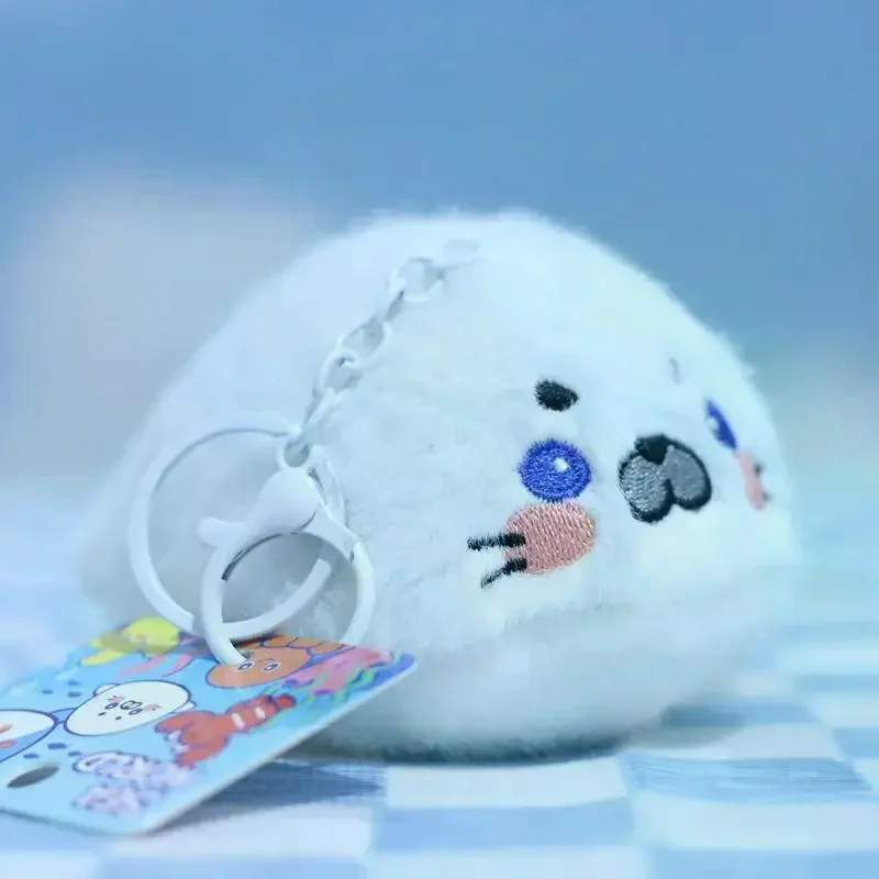 ตุ๊กตาสัตว์ทะเล 1 ชิ้น ของเล่นตุ๊กตาปลา จี้ห้อยกระเป๋า 12 ซม. การ์ตูน ตุ๊กตาสัตว์นุ่มพิเศษ แมวน้ำ วาฬ โลมา พวงกุญแจตุ๊กตาขนนุ่ม ของขวัญวันเกิดสำหรับเด็ก