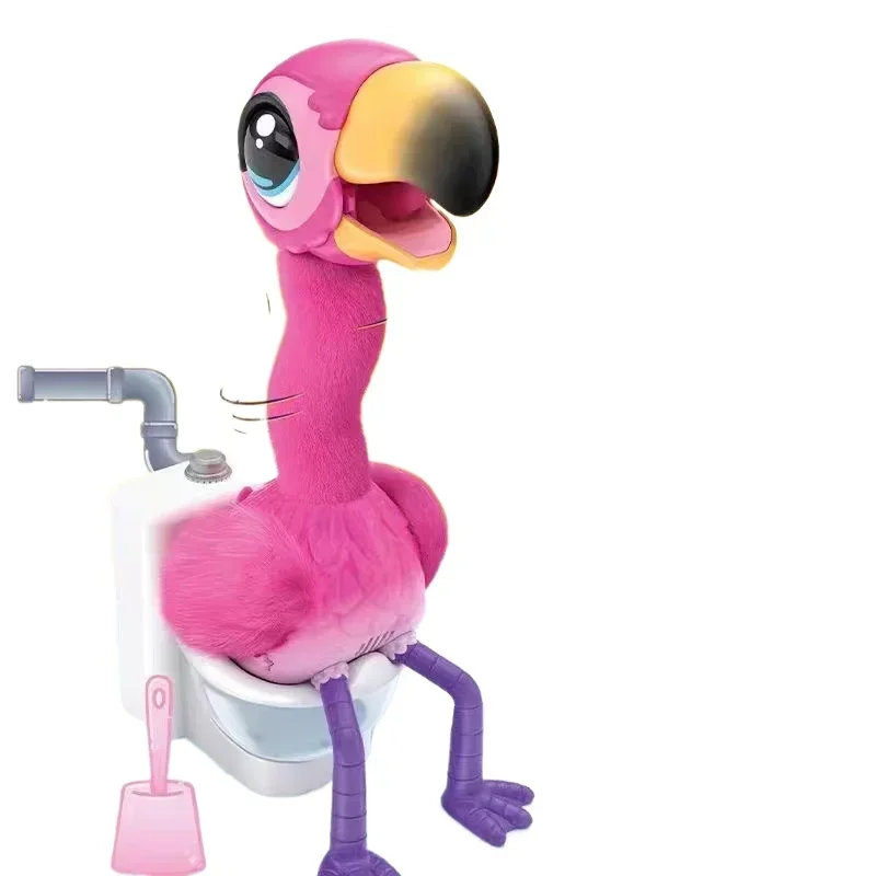 Flamingo shit toy singing turtle poo pet toy