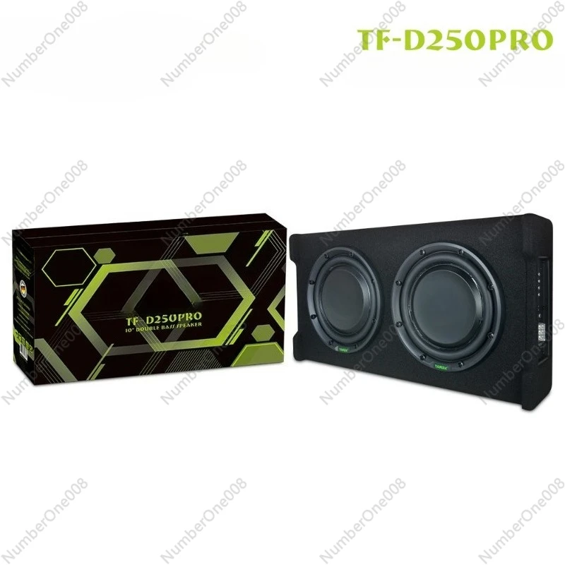 مضخم صوت للسيارة عالي الطاقة احترافي معدل نشط 10 بوصة صوت السيارة ثقيل باس مكبرات صوت مزدوجة 10 بوصة #5