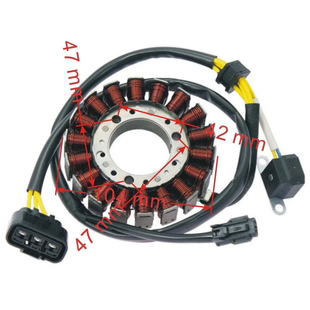 

Linhai YP400 18 Pole Stator Assy 400-5040B For Linhai Yamaha Keeway Jinlang Feishen Scooter ATV