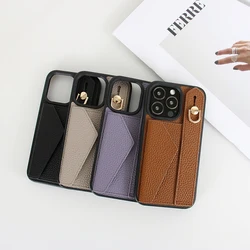 1 Anti Drop Card Bag Wrist Strap Holder Phone Case, Suitable For Apple iPhone 11Pro/12Pro Max/13Pro/14 Plus/15