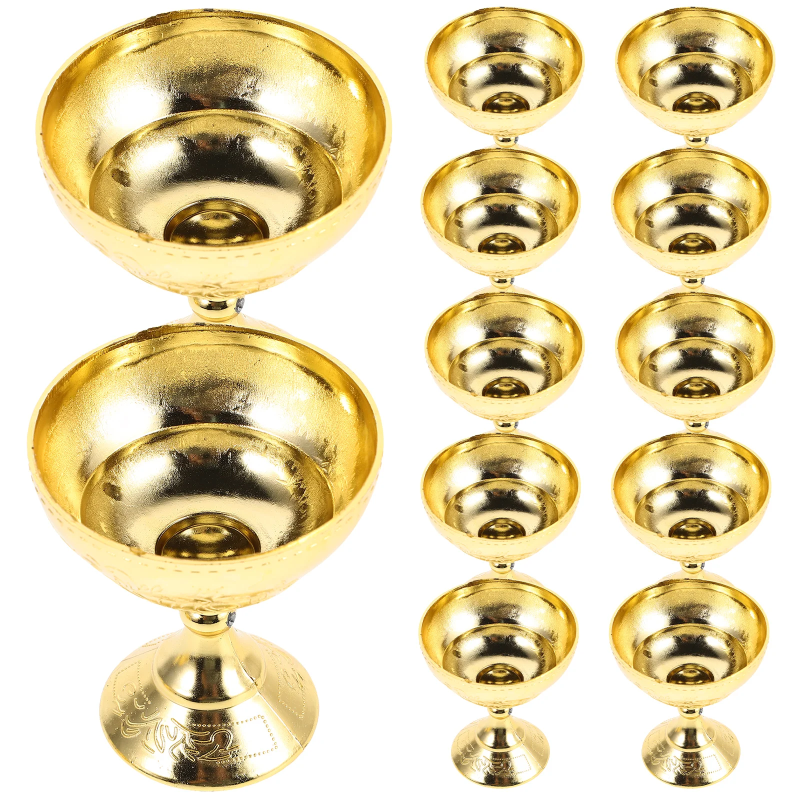 

12pcs Party Candy Boxes Favors Small Dessert Cups Empty Jewelry Plastic Elegant Design Versatile Use Wedding Birthday