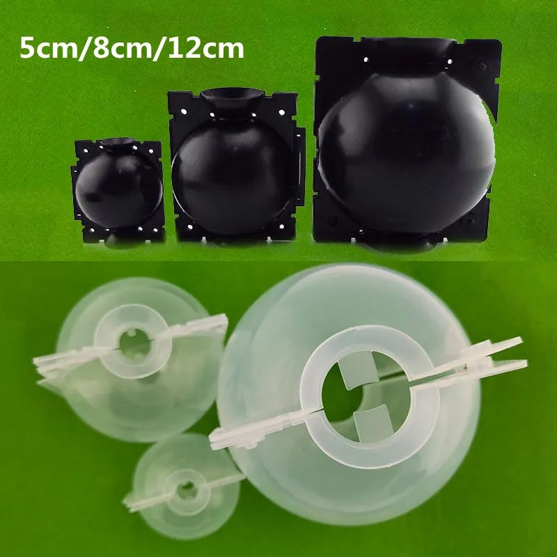 5cm 8cm Plant Root Growing Box black Transparent High Pressure nursery pot Root Ball Breeding Case Garden Grafting tree Rooting