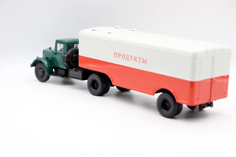 トレーラー付きMAZ-200Bトラック,MAZ-5217,wwii車,ダイキャストモデル,新しいコレクション,1:43