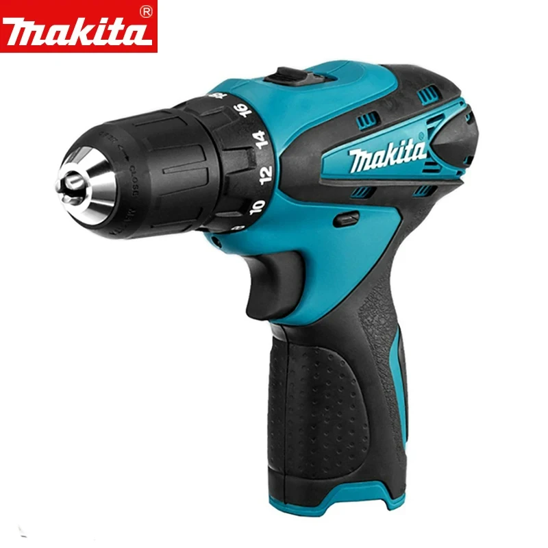 Makita DF330 tools Cordless Screwdriver  Household Power ToolsHandheld Driver Drill Two Speed Adjust Rechargerble Electric Drill