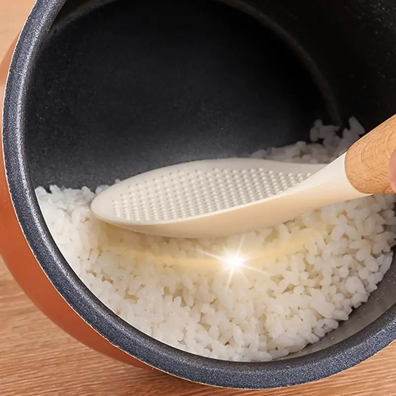 Vertical Rice Spoon Rice cooker rice Shovel Heat Resistant Ergonomic Vertical rice Spoon  For kitchen nonstick Cookware Tools