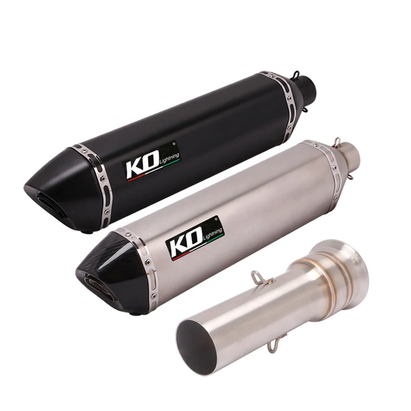 

Motorcycle Modified Exhaust Muffler DB Killer Link Pipe Silp on For 1290 Super Adventure 1190 1090 1050