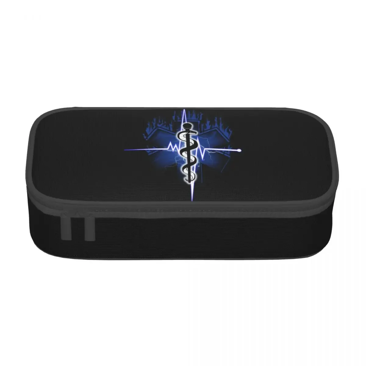 

Custom Kawaii Emt Star Of Life Logo Pencil Case for Boy Girl Large Storage Paramedic Health Care Pencil Pouch School Supplies