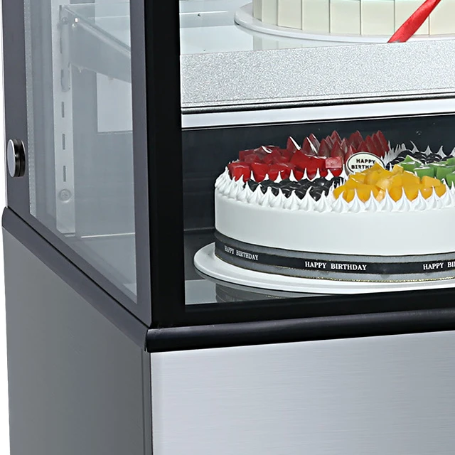 Refrigerated Cake Display Fridge Cooling Display Fridge for Cakes Tempered Glass  Fan Cooling CE GS ETL Approved