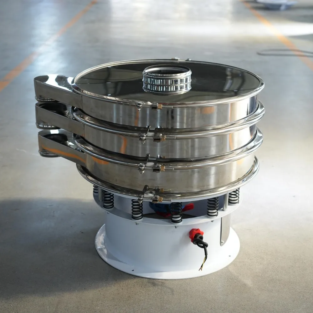 Efficient Pet Food Vibratory Sifter Circular Rotary Screen Fine Sieving Easy Maintenance