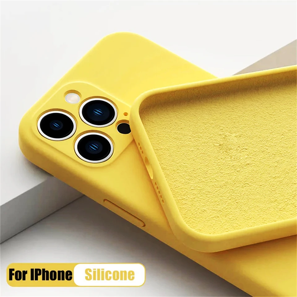 New Yellow iphone Case For Apple iPhone 17 16 15 14 13 12 11 Pro